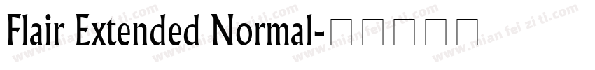 Flair Extended Normal字体转换
